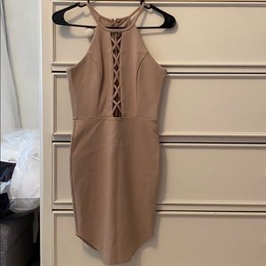 Cut out mini dress